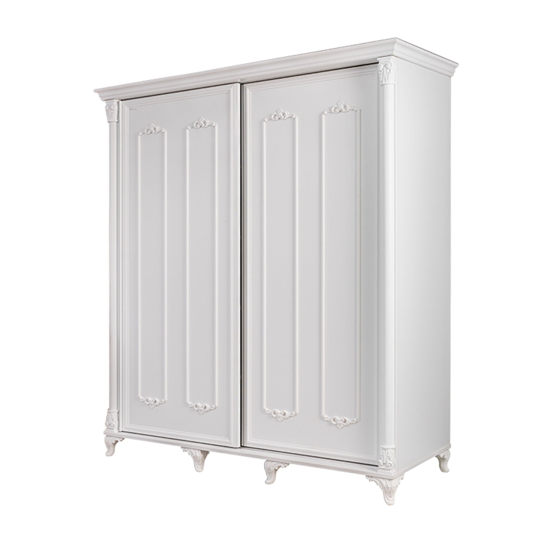 Helen Sürgülü Dolap (Düz Beyaz)