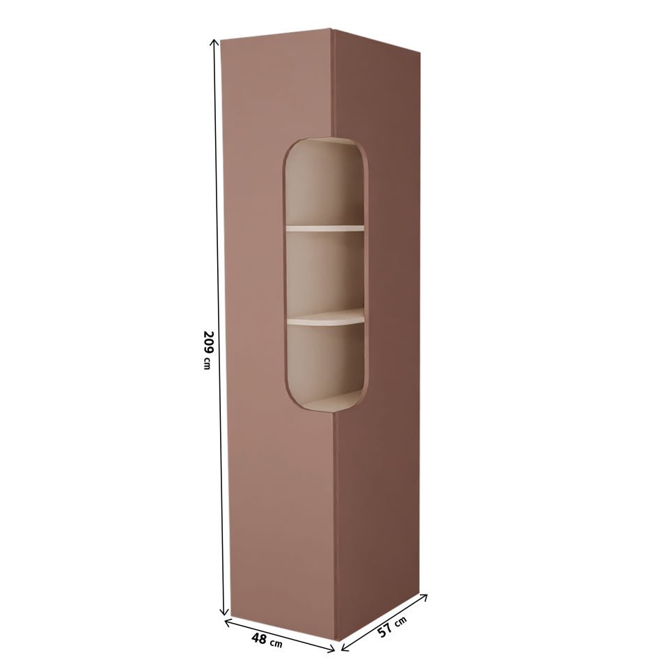 Puzzle Açık Raflı Blok Sağ (Rose)