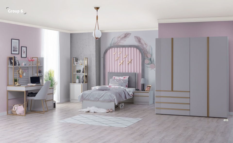 Elegant Metal Kitaplık