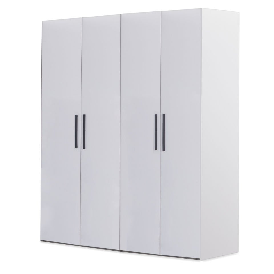 Puzzle Atlas White 4 Kapılı Dolap 401