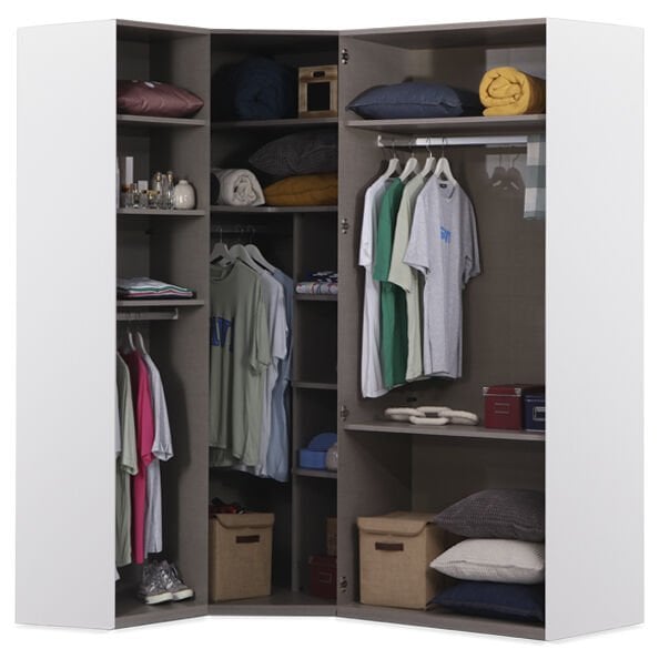 Puzzle Helen 4 Kapılı Köşe Dolap 832