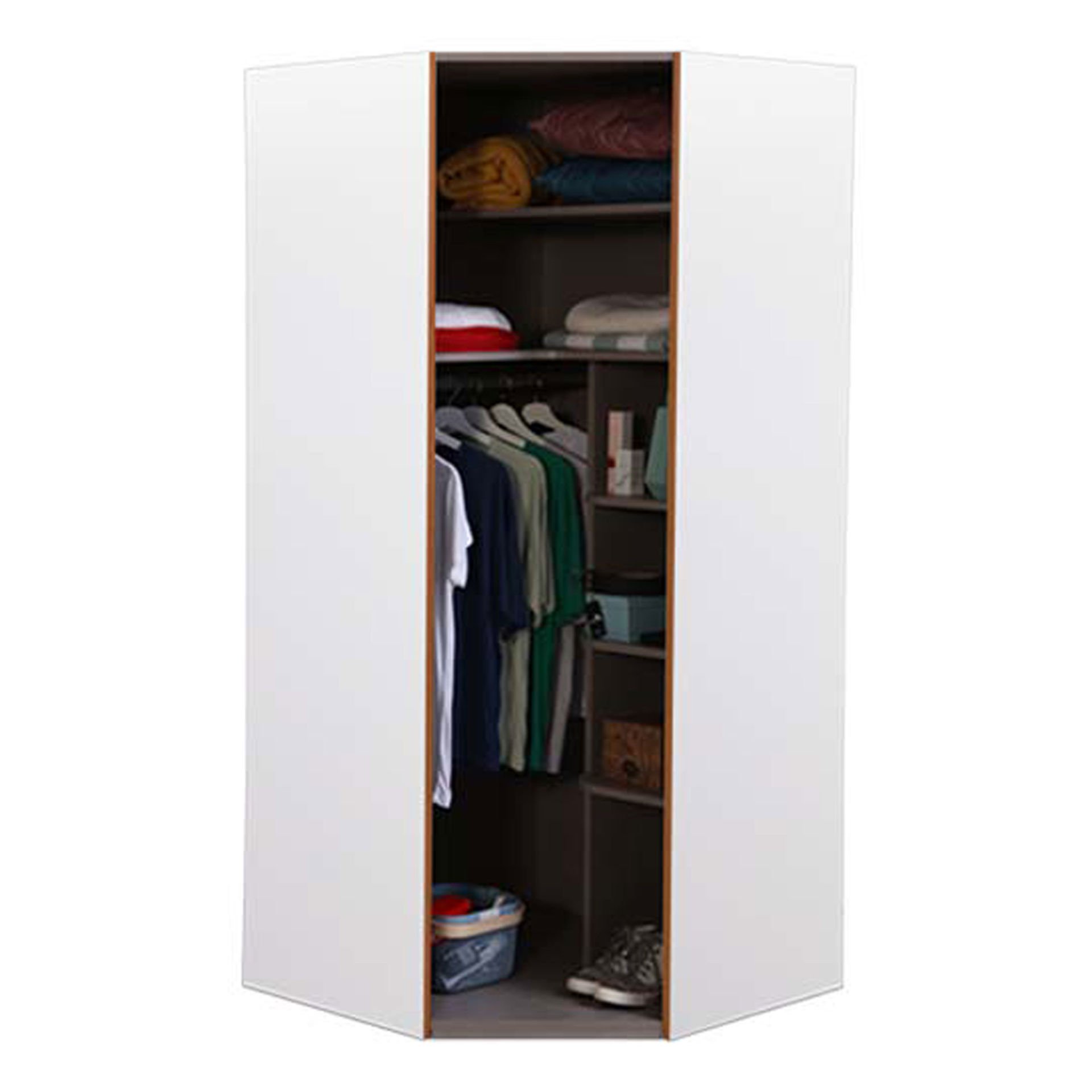 Puzzle Köşe Dolap Ana Kabin (Zebrano) | Benimodam