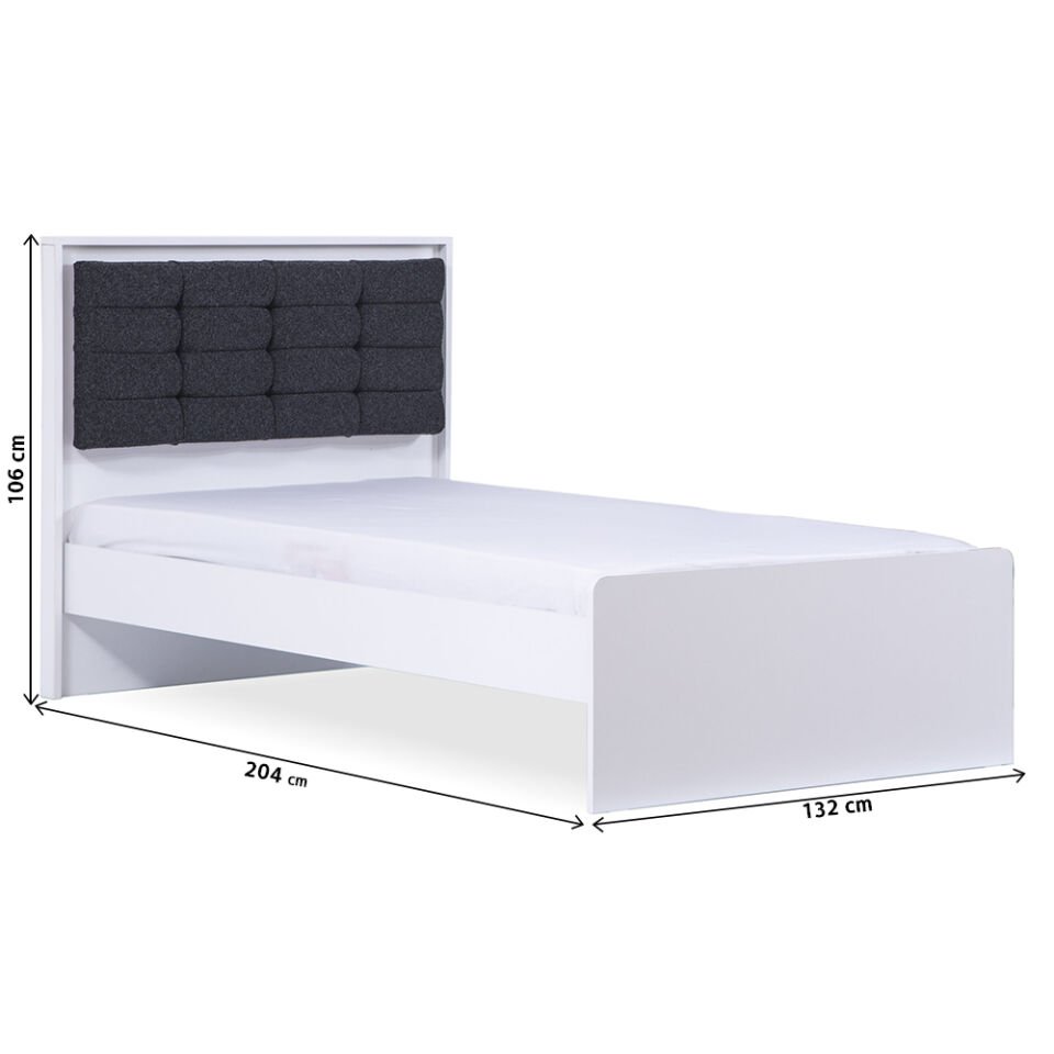 Atlas White Karyola 120 x 200