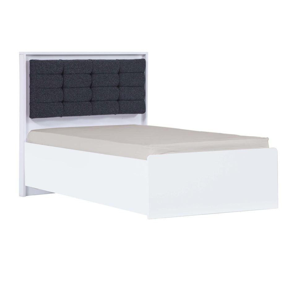 Atlas White Bazalı Karyola 120 x 200