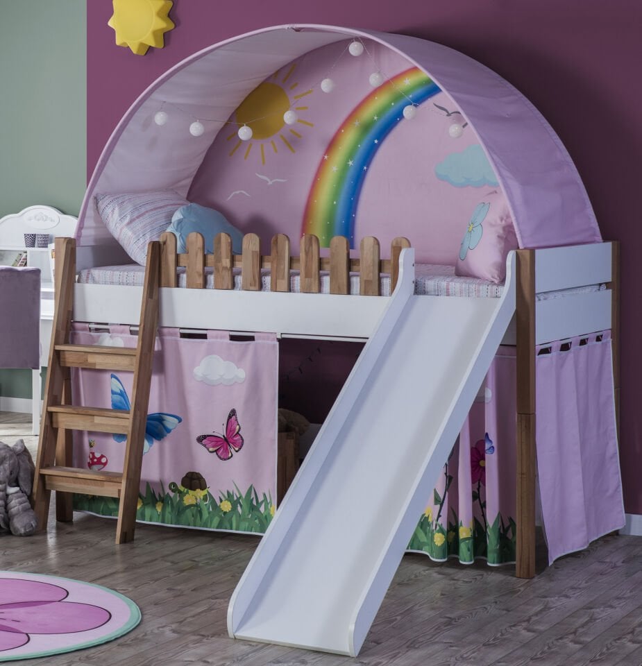 My House Kaydıraklı Oyun Evi - Pembe (Set 1)