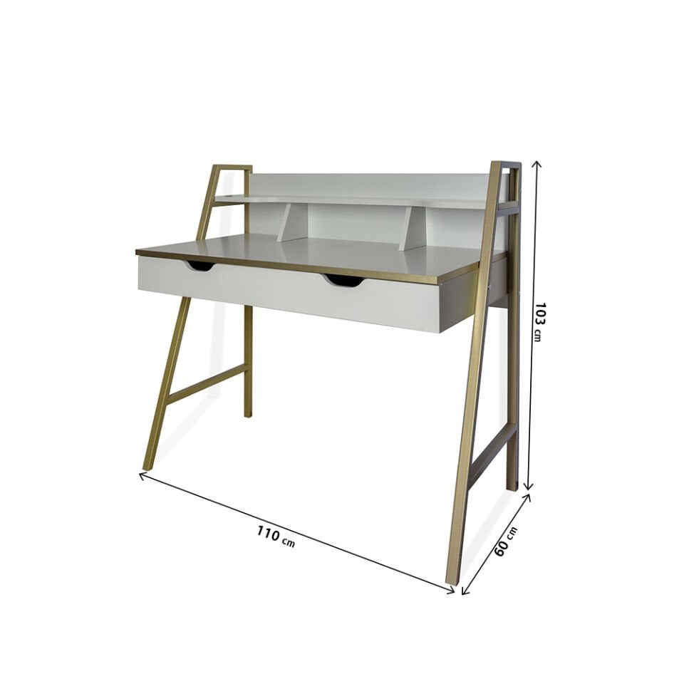 Cross Çalışma Masası (Buz Gri)