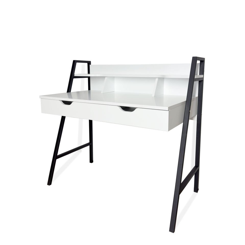 Cross Çalışma Masası (Beyaz + Siyah)