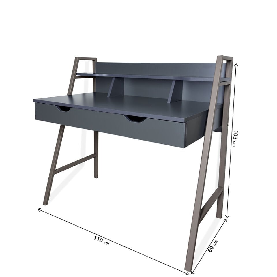 Cross Çalışma Masası (Antrasit Gri)