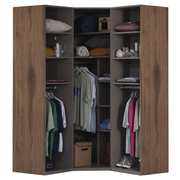 Puzzle Atlas 3 Kapılı Köşe Dolap 801