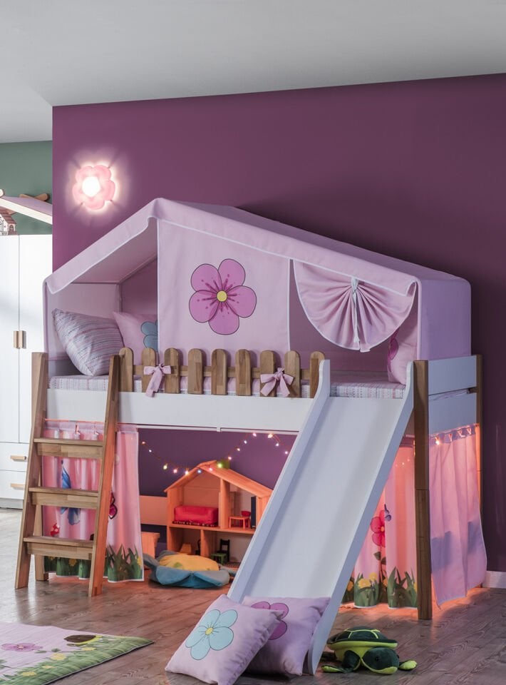 My House Kaydıraklı Oyun Evi - Pembe (Set 2)