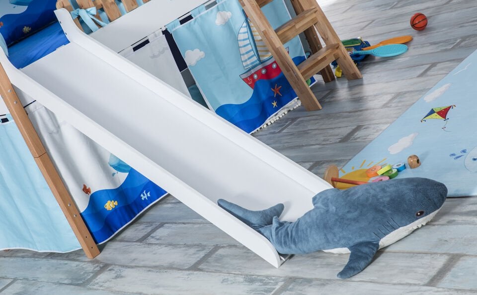 My House Kaydıraklı Oyun Evi - Mavi (Set 2)