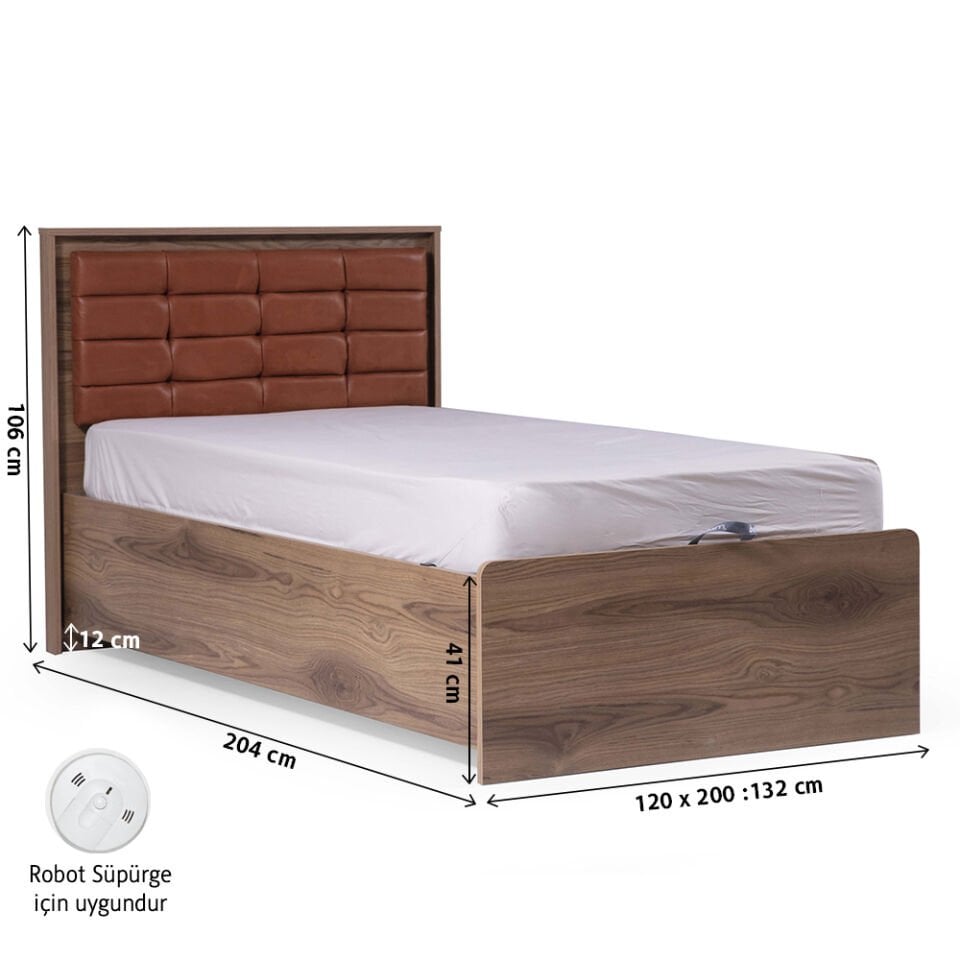 Atlas Bazalı Karyola 120 x 200