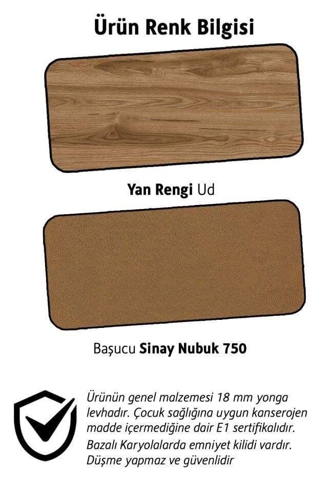 Atlas Bazalı Karyola 120 x 200