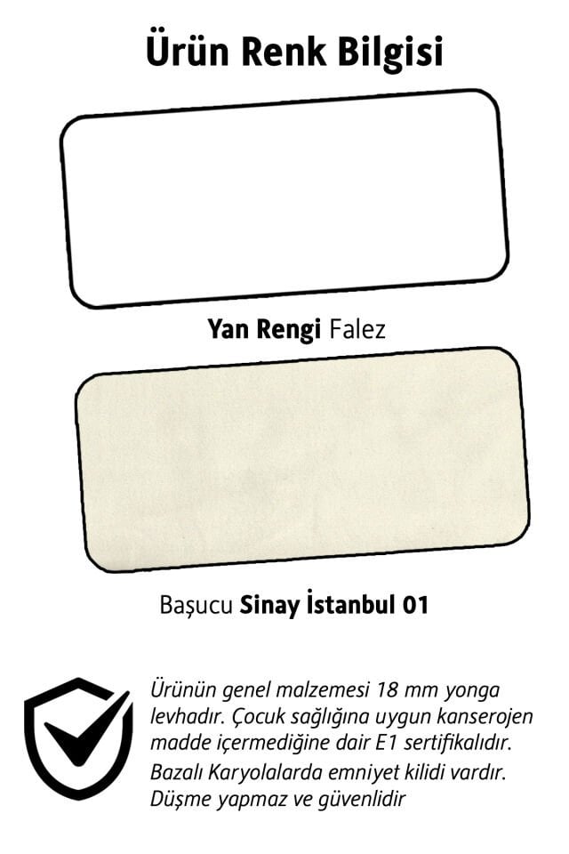 Aura Bazalı Karyola 120 x 200