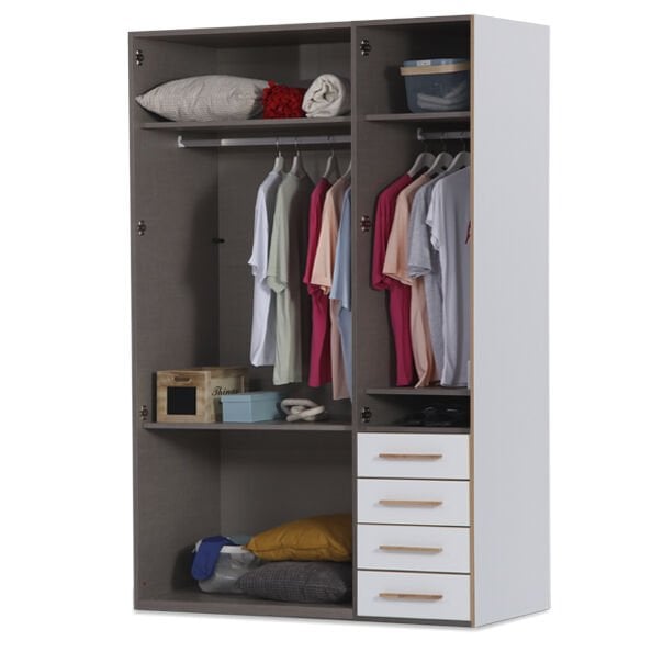 Puzzle Retro 3 Kapılı Dolap 306