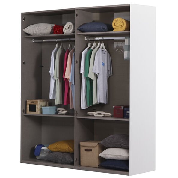 Puzzle Retro 4 Kapılı Dolap 401