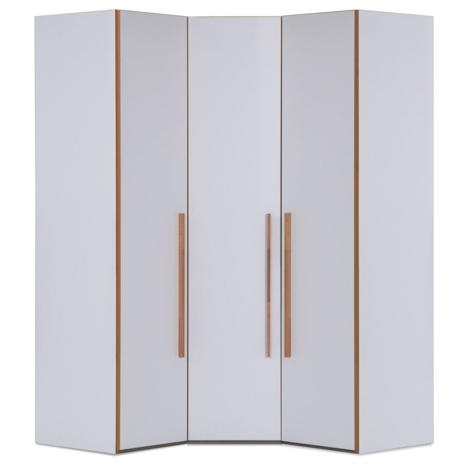 Puzzle Retro 3 Kapılı Köşe Dolap 801