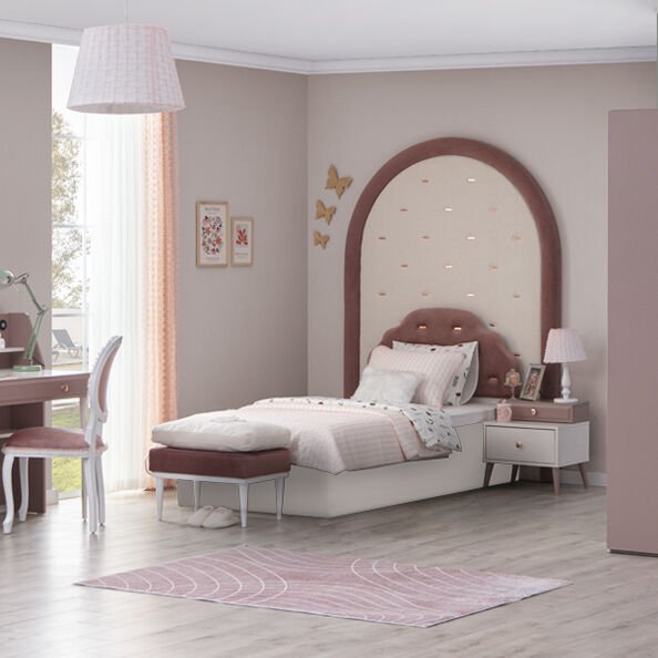 Rose Bazalı Karyola 120 x 200