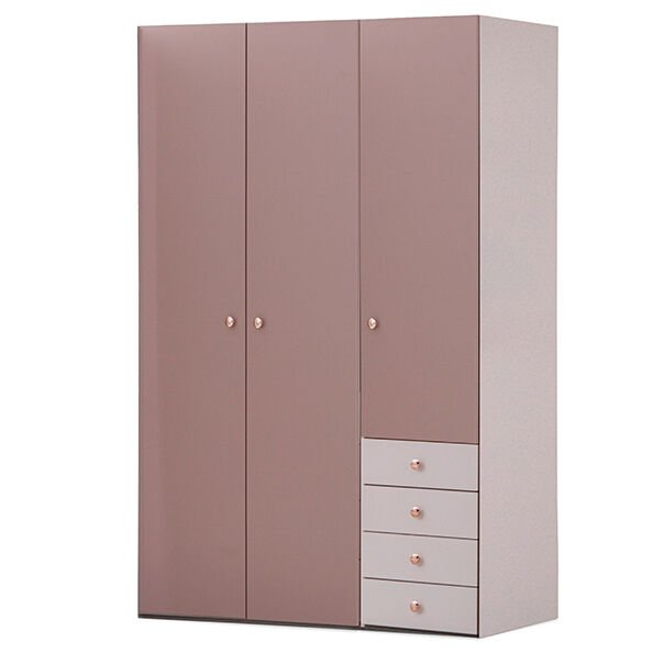 Puzzle Rose 3 Kapılı Dolap 306