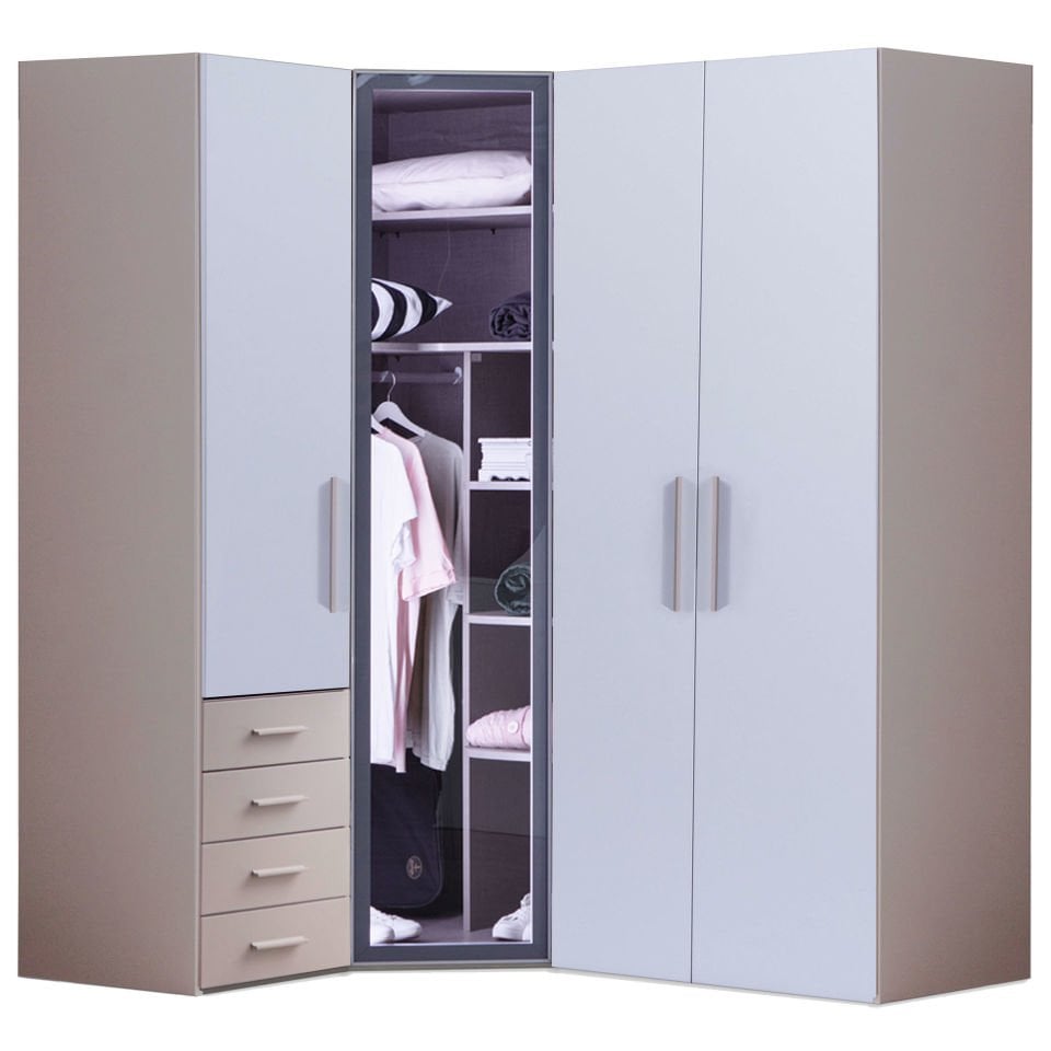 Puzzle Torino 4 Kapılı Köşe Dolap 842