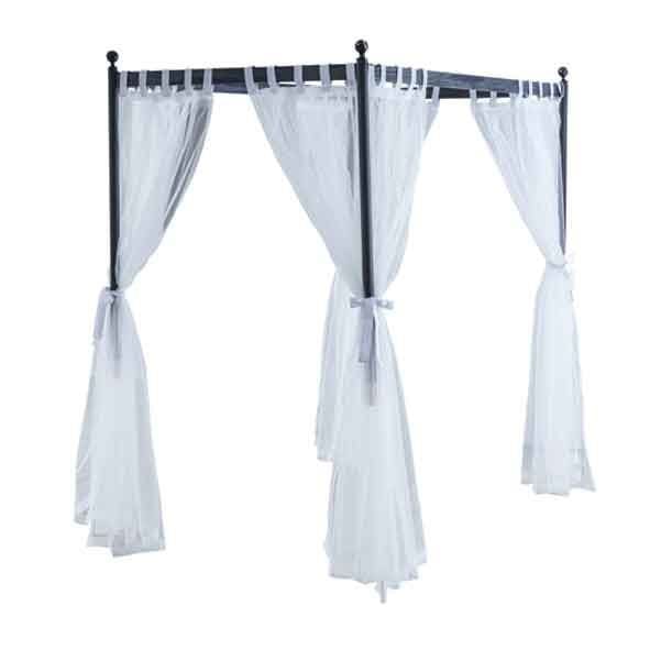 T.Ü. Ferforje Cibinlik + Ayak 120 x 200 (Siyah)