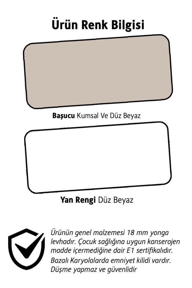 Torino Bazalı Karyola 100 x 200