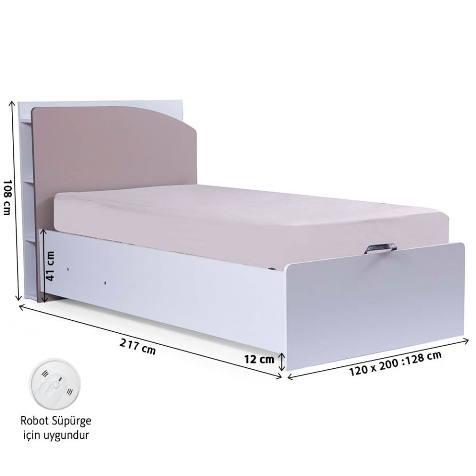 Torino Bazalı Karyola 120 x 200