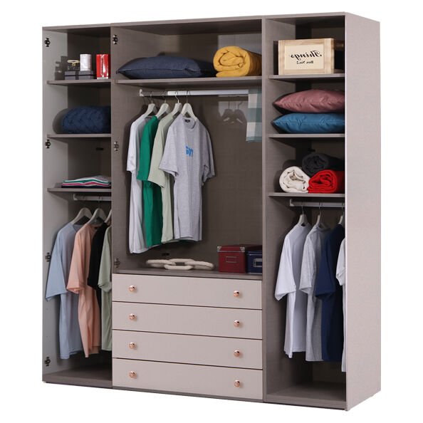 Puzzle Rose 4 Kapılı Dolap 441 | Benimodam