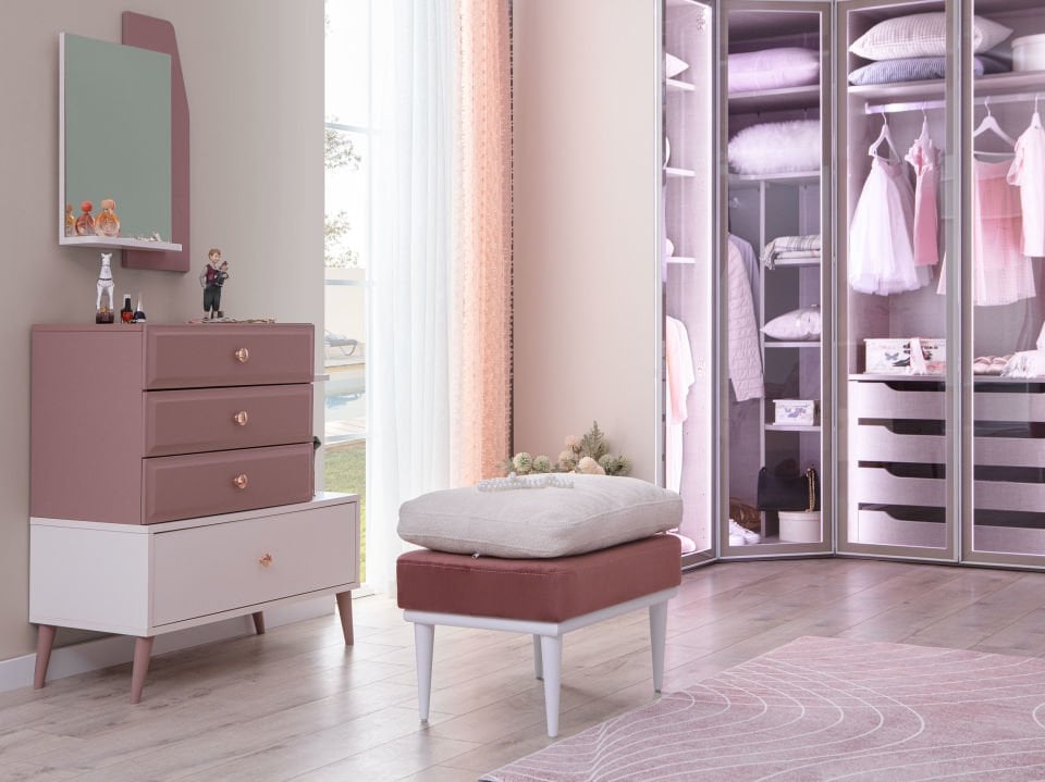 Minderli Bench (Rose)