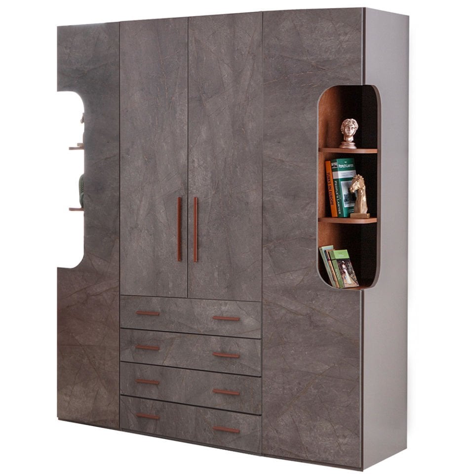 Puzzle Ares 2 Kapılı Dolap 207 + Sağ - Sol Blok