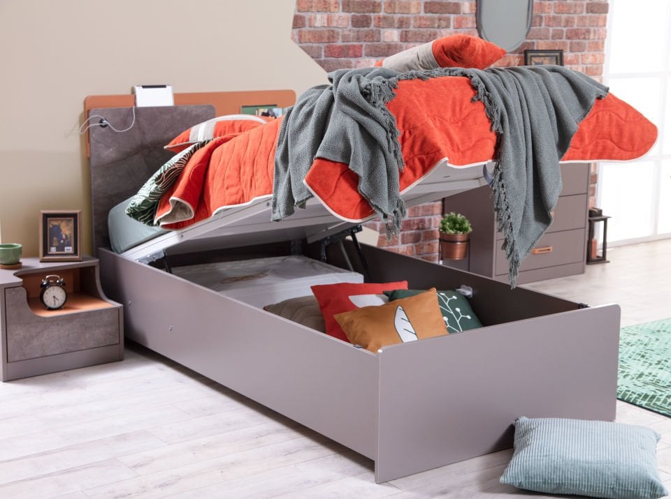 Ares Bazalı Karyola 100 x 200