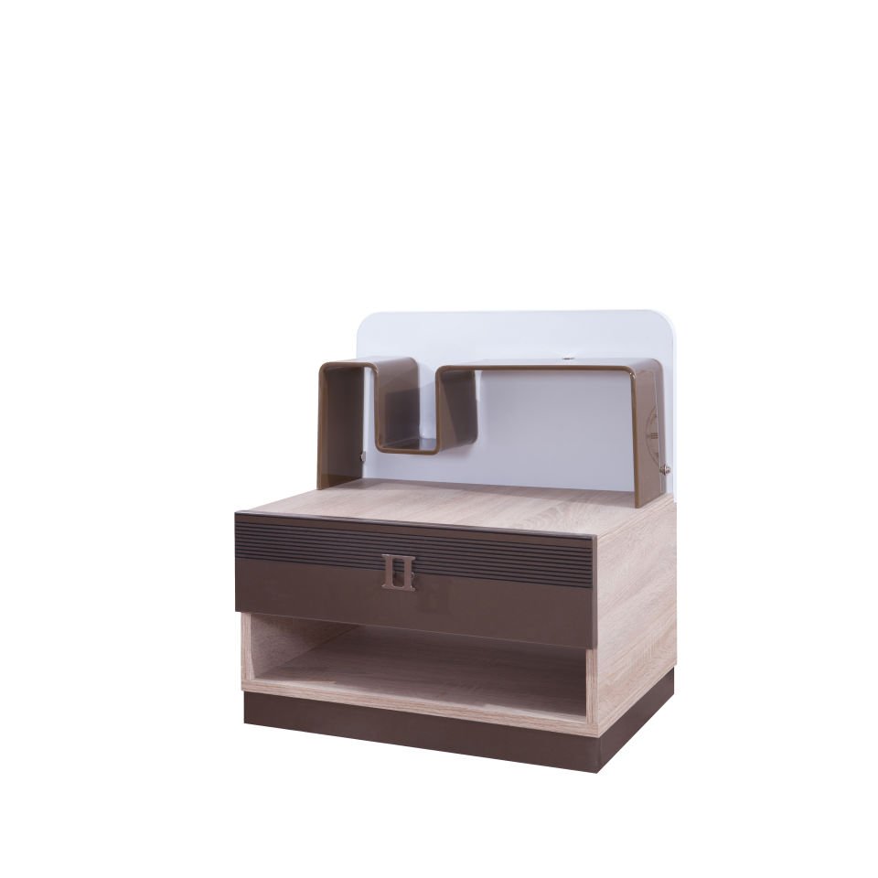 Timeless Komodin (Düz Beyaz)