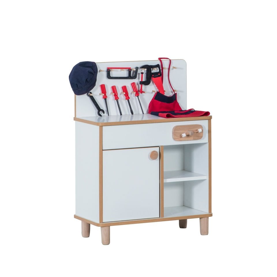 My House Tezgah Çamaşırlık (Düz Beyaz)