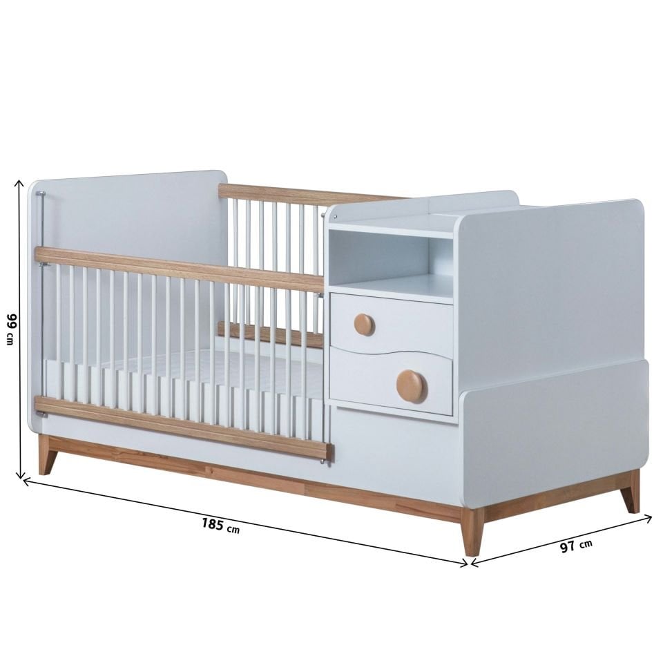Bonita Büyüyen Bebe Karyolası 80 x 180