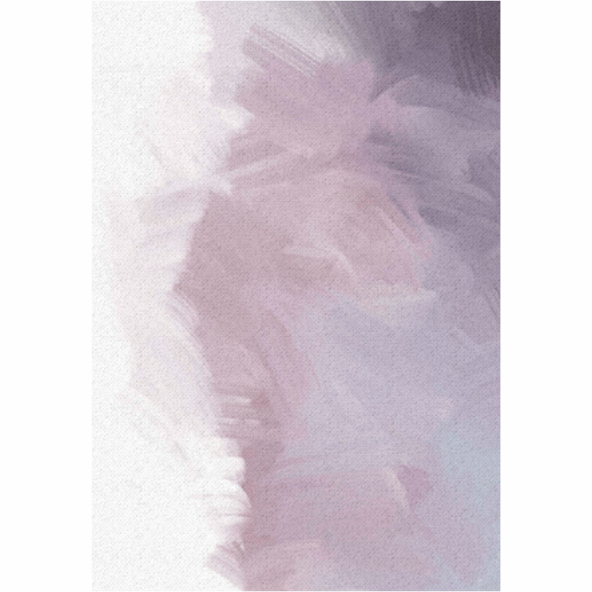 Helen Halı (Beyaz - Lila)