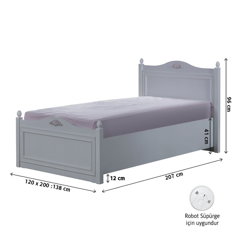 Isabella Bazalı Karyola 120 x 200