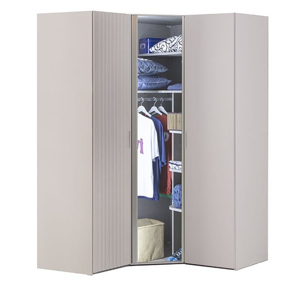 Puzzle Pera 3 Kapılı Köşe Dolap 803