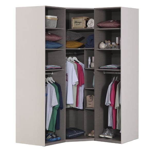 Puzzle Pera 3 Kapılı Köşe Dolap 803