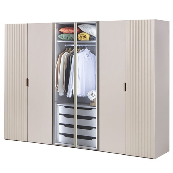 Puzzle Pera 6 Kapılı Dolap + 2K İç Çekmece 609