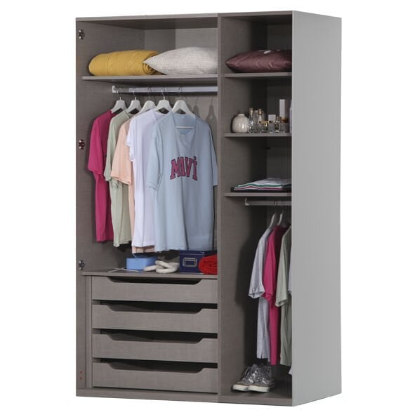 Puzzle Elegant 3 Kapılı Dolap 304 + 2K İç Çekmece