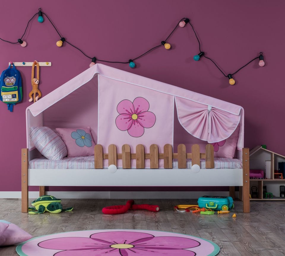 My House Ahşap Karyola 90 x 200