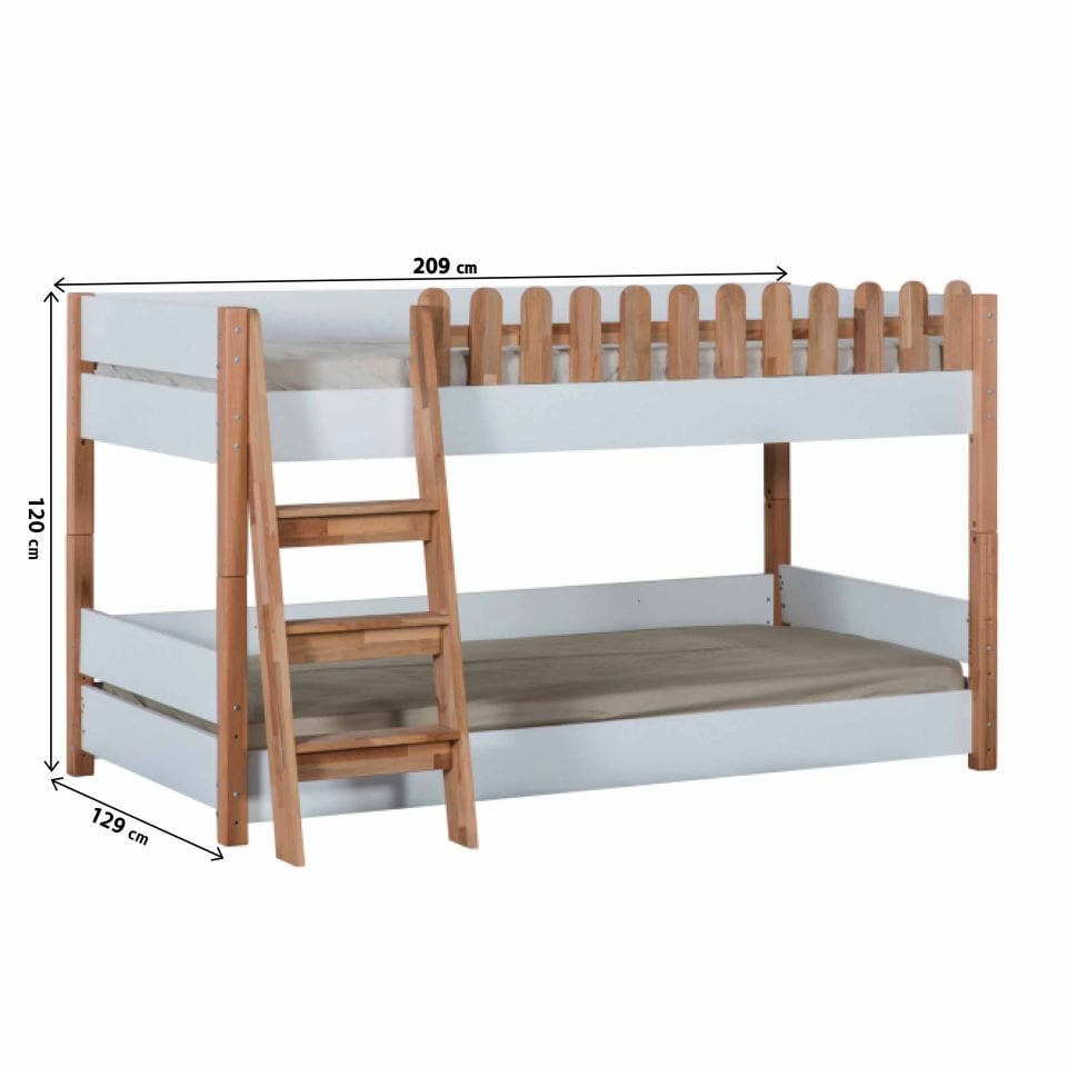 My House Ahşap Ranza 90 x 200