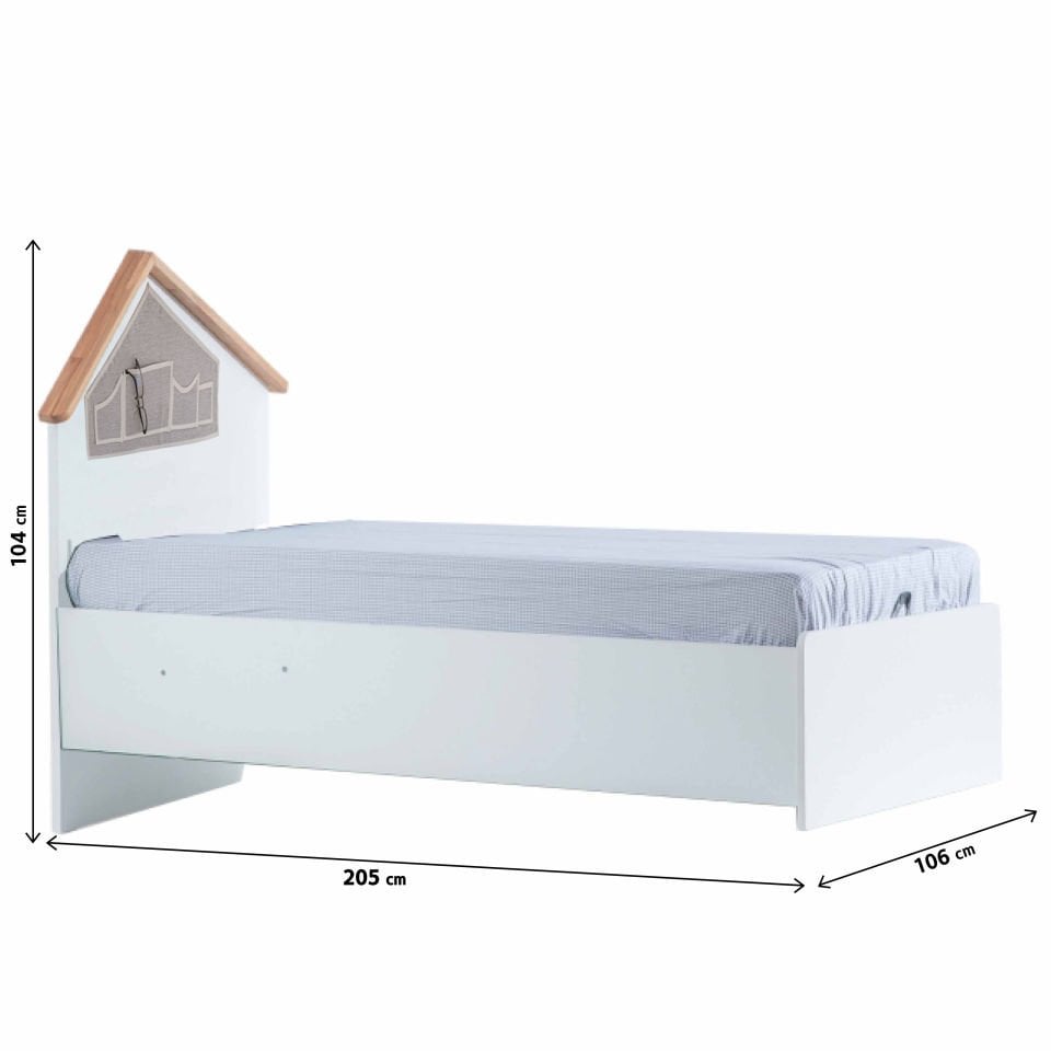 My House Bazalı Karyola 90 x 200