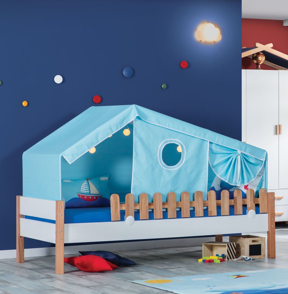 My House Ev Çadır ve Perde (Mavi)