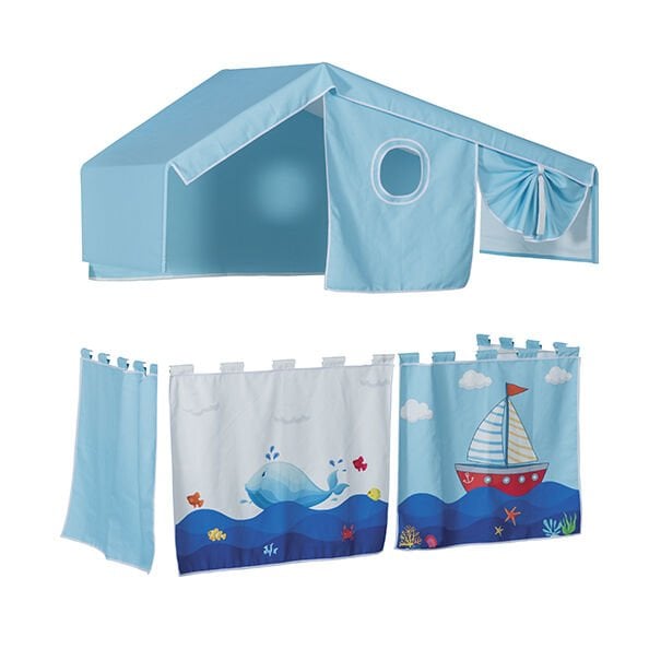 My House Ev Çadır ve Perde (Mavi)