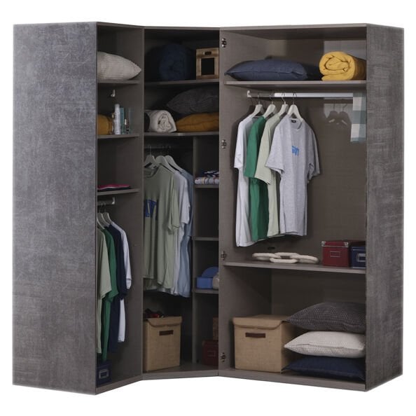 Puzzle Aura 4 Kapılı Köşe Dolap 832