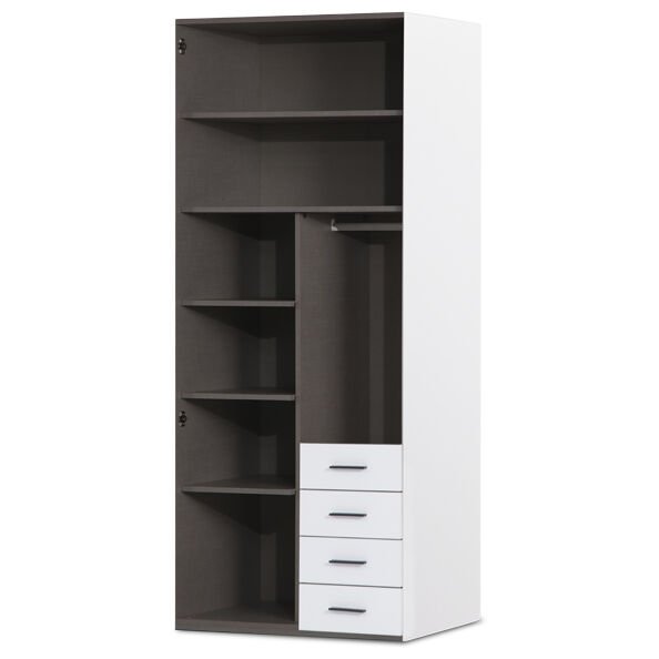 Puzzle Atlas White 2 Kapılı Dolap 206