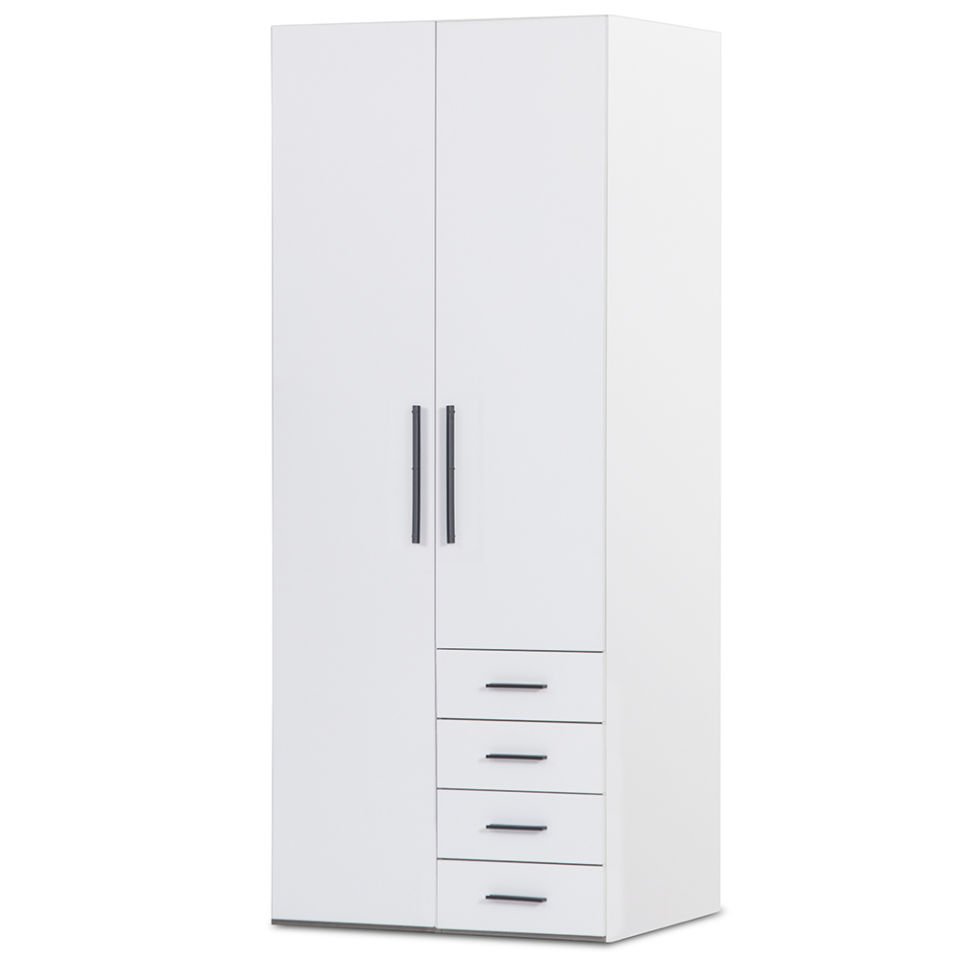 Puzzle Atlas White 2 Kapılı Dolap 206