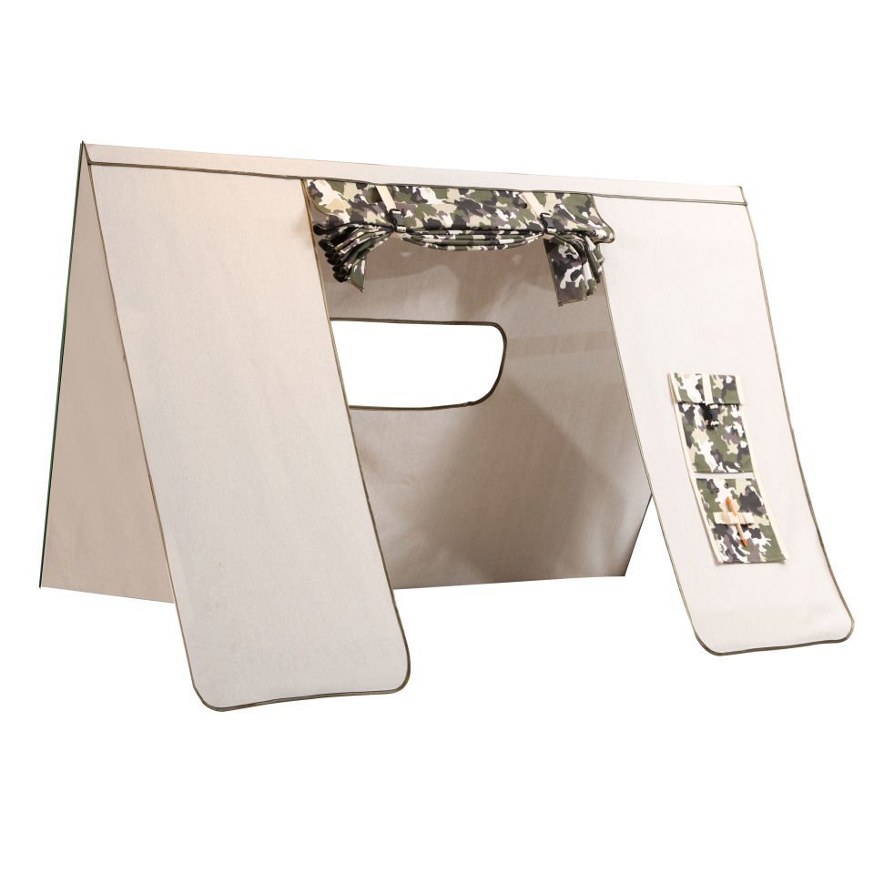 My House Kamp Çadır (Bej - Kamuflaj) Montessori