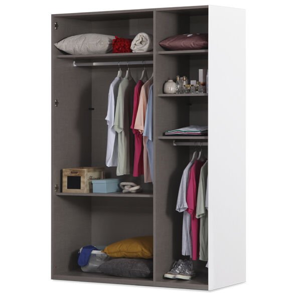 Puzzle Atlas White 3 Kapılı Dolap 304